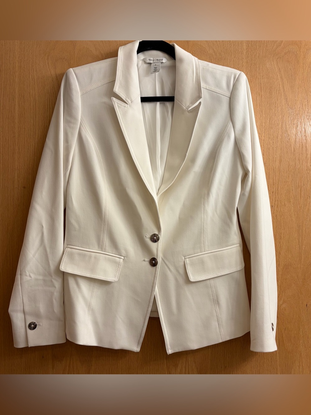 White House Black Market White Blazer